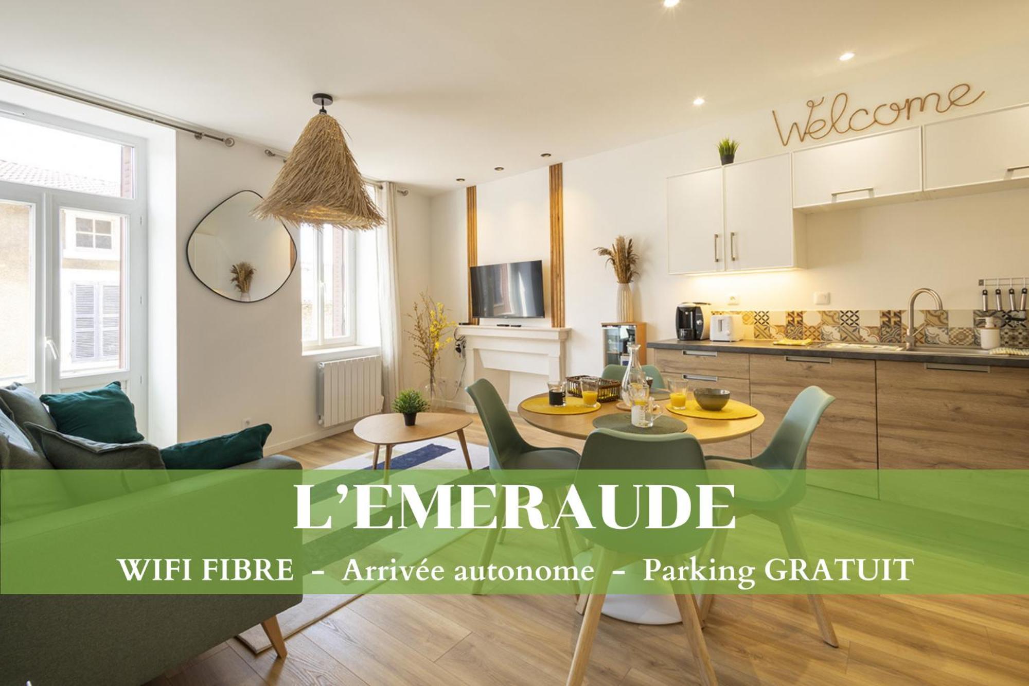 L'Emeraude - 1 A 4P - Wifi Fibre - Parking Gratuit Pont-dʼAin Extérieur photo